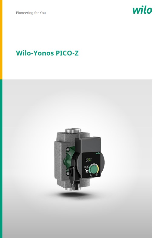Handbuch Wilo Yonos PICO-Z Trinkwasserzirkulation
