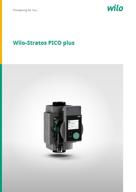 Handbuch Wilo Stratos PICO-Plus Heizungspumpen