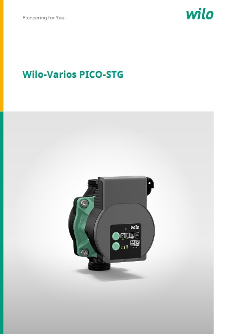 Handbuch Wilo Varios PICO-STG Heizungspumpen