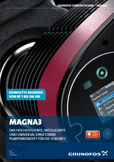 Prospekt Grundfos MAGNA3 Heizungspumpen