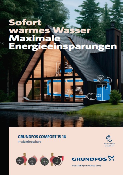Broschüre Grundfos COMFORT Zirkulationspumpen