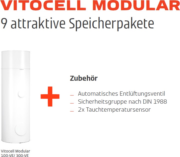 Bild für Kategorie Speicherpakete Vitocell Modular
