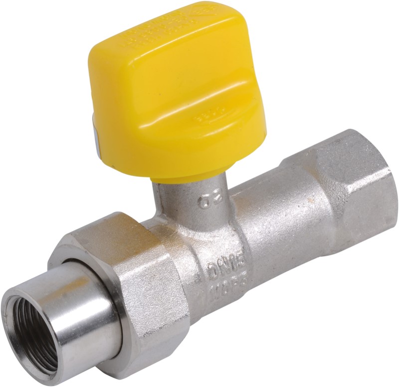 Gas-Durchgangshahn mit TAE R 1/2