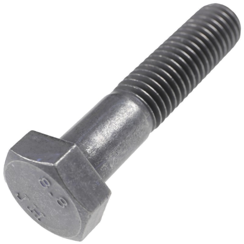 Bild von Schraube DIN 931-M12 x 55- 8.8 Sechskantschrauben mit Schaft ISO 4014