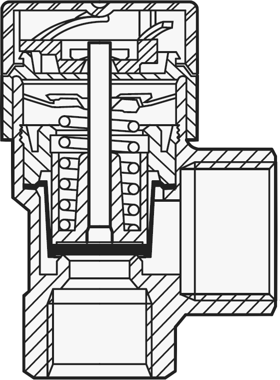 Bild von Membran-Sicherheitsventil MS ½, 3 bar