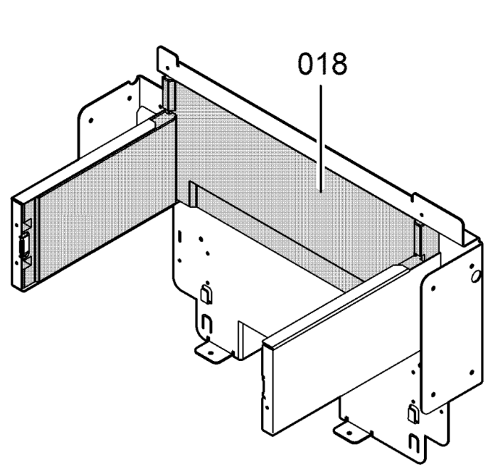 Bild von Brennraumdämmung hinten RLA für WH2A WH2B