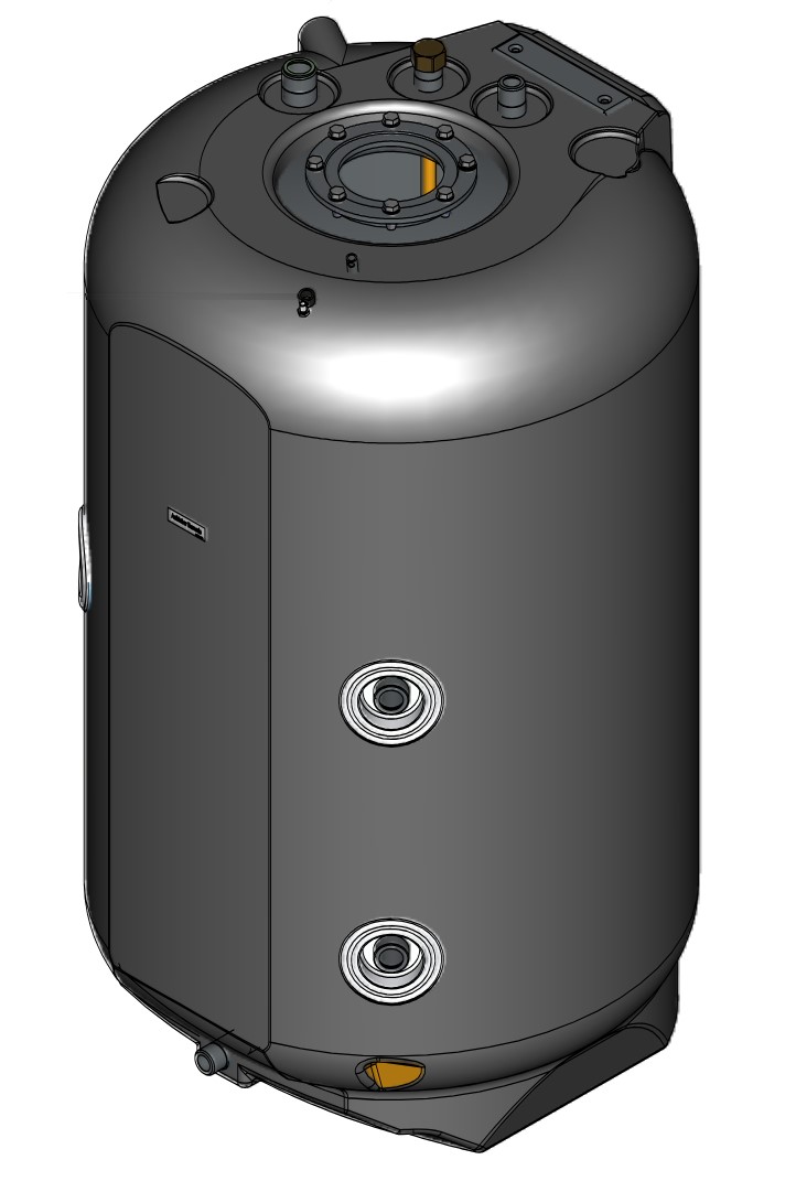 Bild von Speicher 170L Emaille Vitodens 242-F