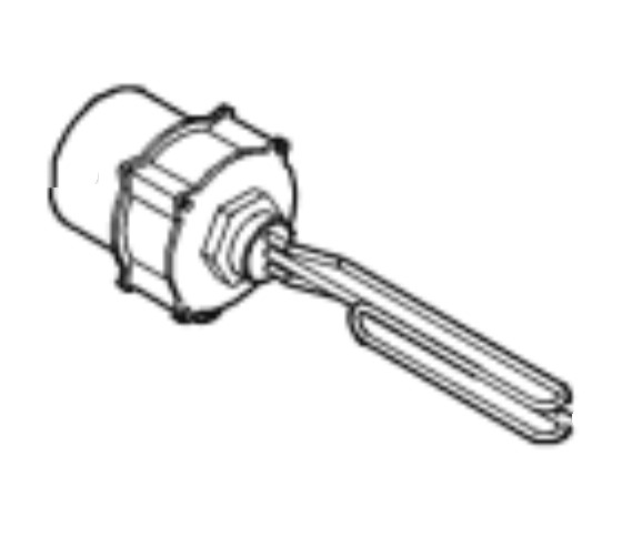 Bild von Einschraubheizkörper 1,5kW verkabelt