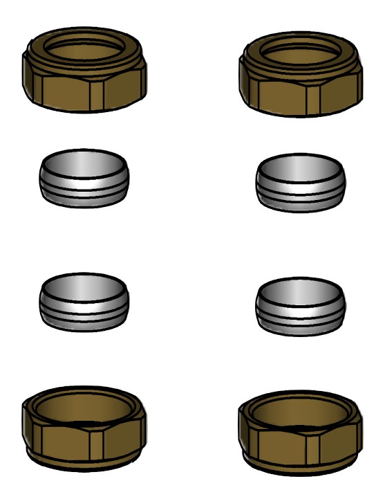 Bild von Beipack Klemmringverschraubung