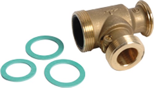 Bild von T-Stück mit Rückschlagventil PxM