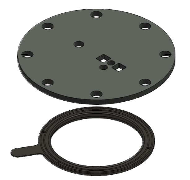 Bild von Flansch für Elektro-Heizeinsatz  