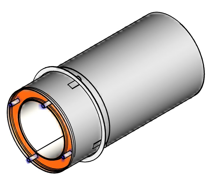 Bild von Zylinderflammkörper 285kW
