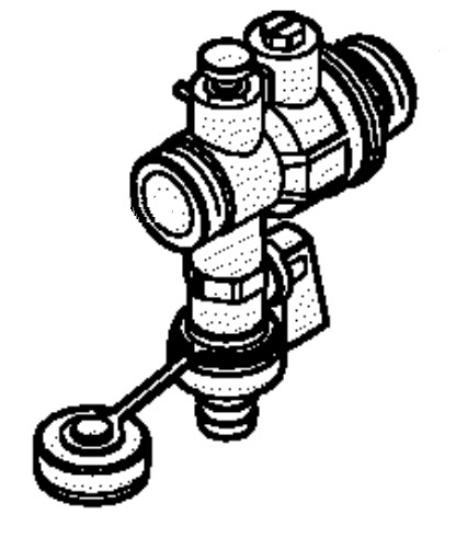 Bild von Kugelhahn G 3/4 mit Entleerung und Befüllung