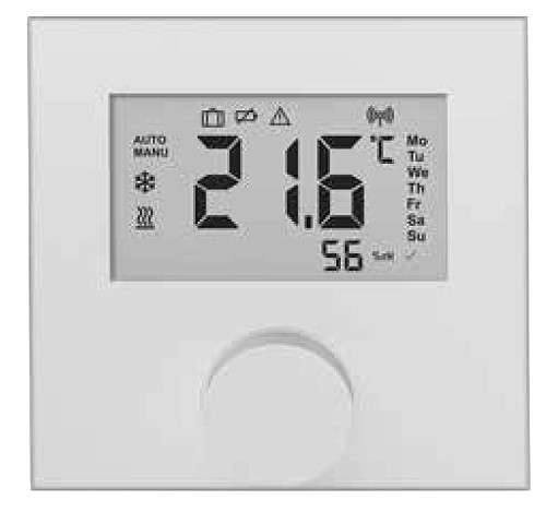 Bild von Raumthermostat AlphaSW Funk LCD