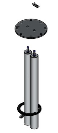 Bild von Anodenflansch mit Dichtung CVW(A) 300/390L