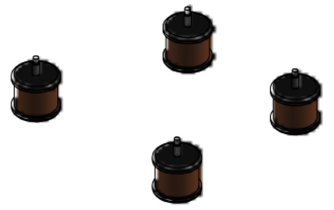 Bild von Schwingungsdämpfer (Set)  