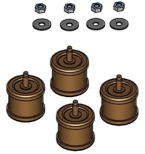 Bild von Schwingungsdämpfer Außeneinheiten 2XX-S, 2XX-A
