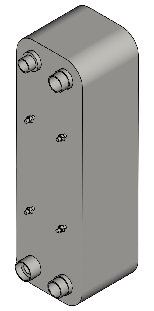 Verdampfer CB76-70E + Kältemittelverteil  