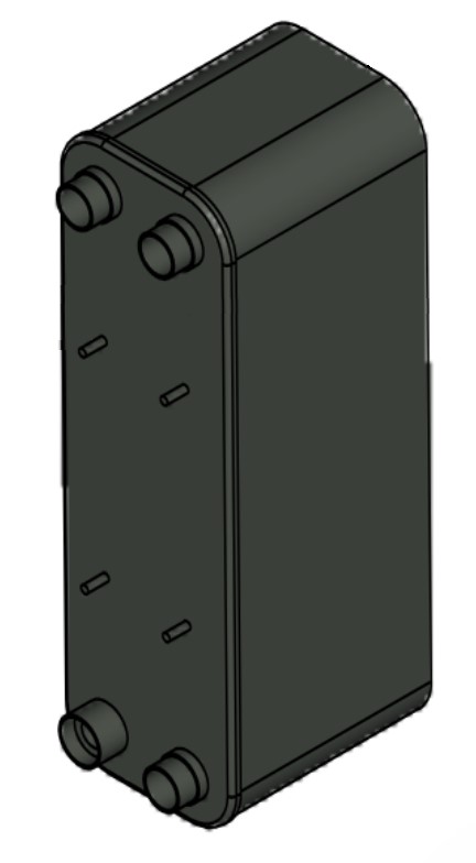 Verdampfer AC112-70AM-G mit Verteiler  