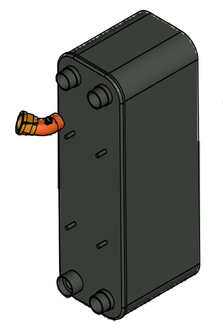 Verdampfer AC112-100AM-G mit Verteiler