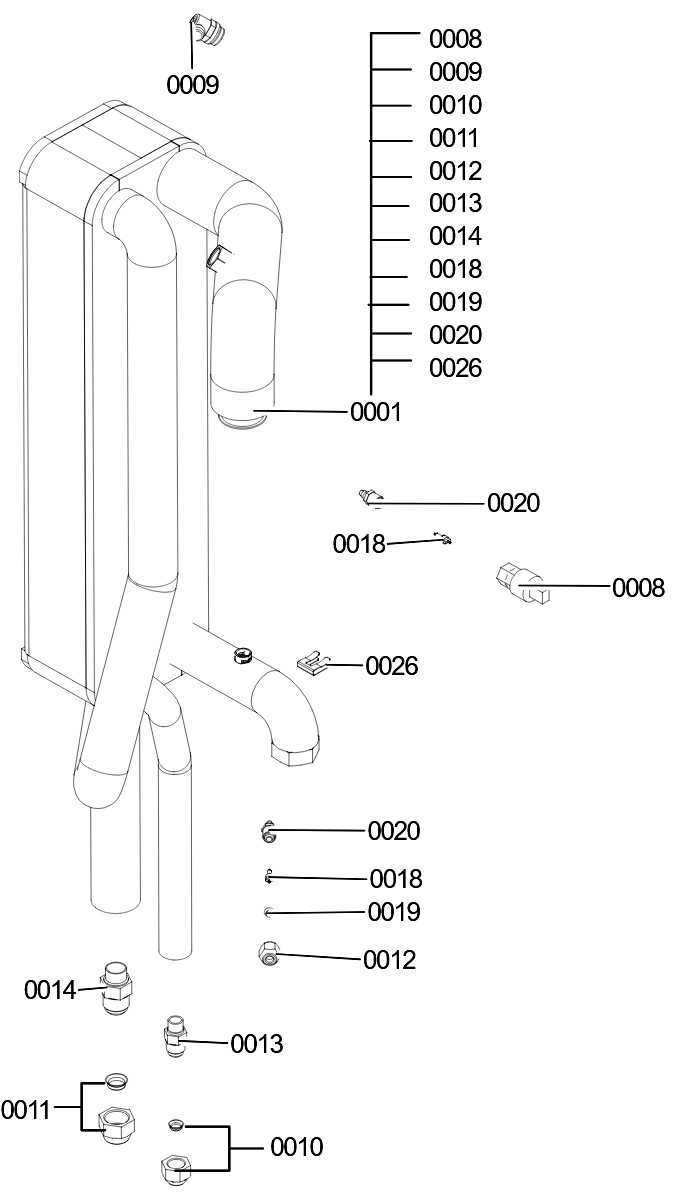 Anschlussgruppe Verflüssiger 7kW