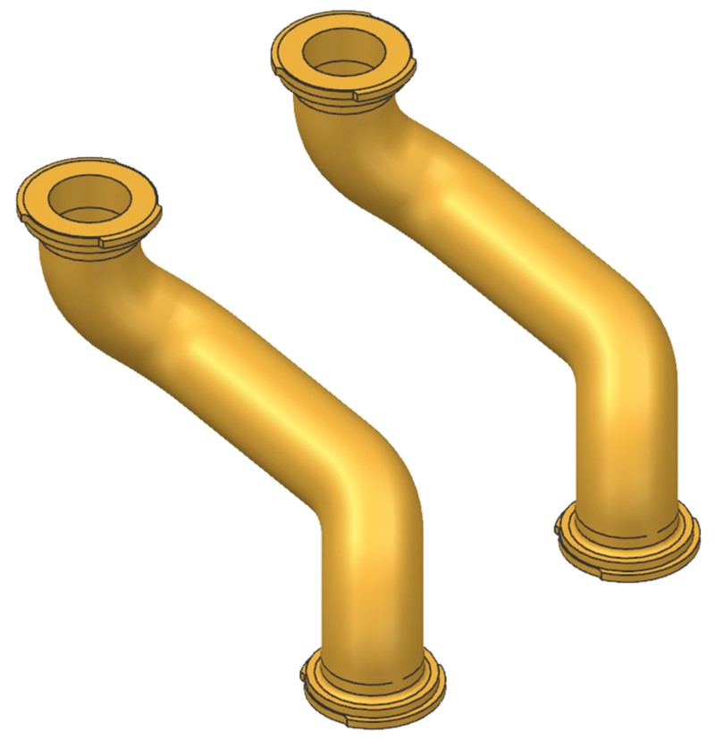 Vor- und Rücklauf-Tauscher G1 1/2