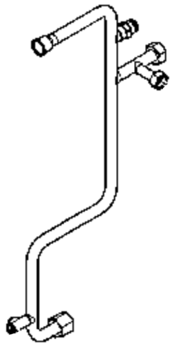 Vorlaufverrohrung für Vitodens 333-F WS3C