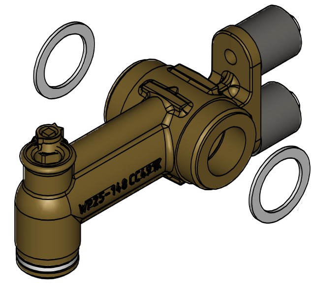 Bogen Heizungsvorlauf