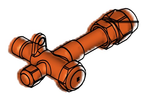 Serviceventil 7/8" für Vitocal 2xx-S Außeneinheiten