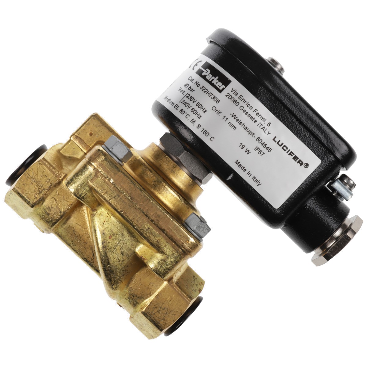 Magnetventil 322H7306 230V 50Hz / 240V 60Hz
