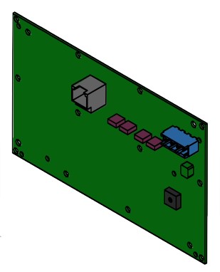Leiterplatte CU124 Schaltmodul 