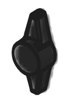 Handgriff Kugelhahn blau