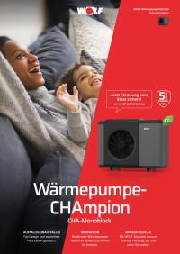 Wolf Monoblock Wärmepumpen CHA