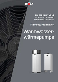 Wolf Planungsanleitung Warmwasser Wärmepumpen FHS