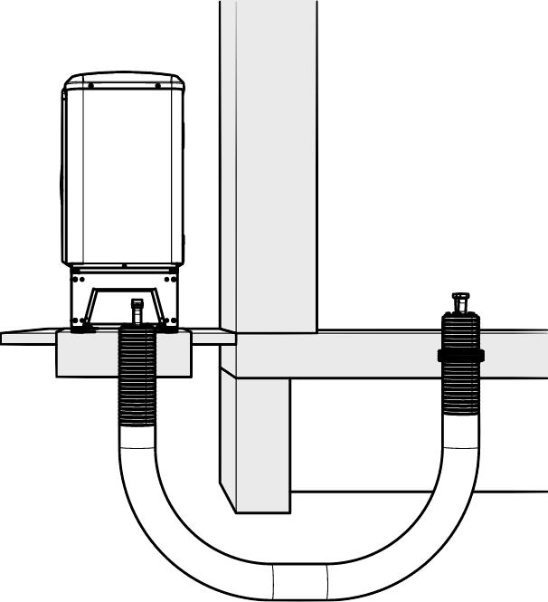 Set Bodenplatteneinführung DN200/32-40 für CHA-07-10