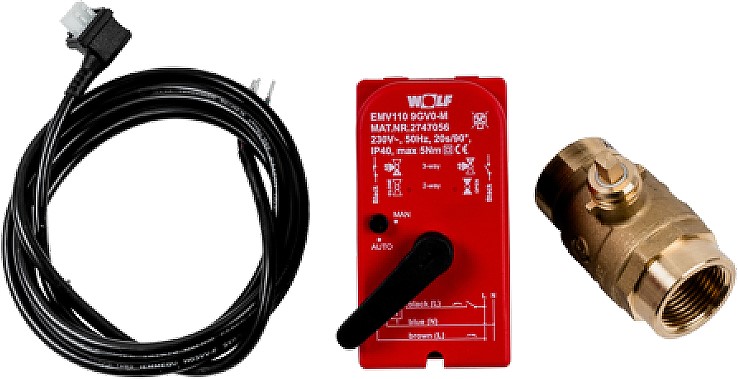 Zweiwegesperrventil 1" IG - DN25 230V für Kühlbetrieb