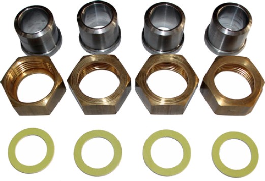 Anschluss-Set Fittings für PWT Schraubanschluss (Ms AG) R1“