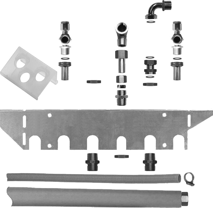 Anschluss-Set CGS-2 Unterputz und Aufputz