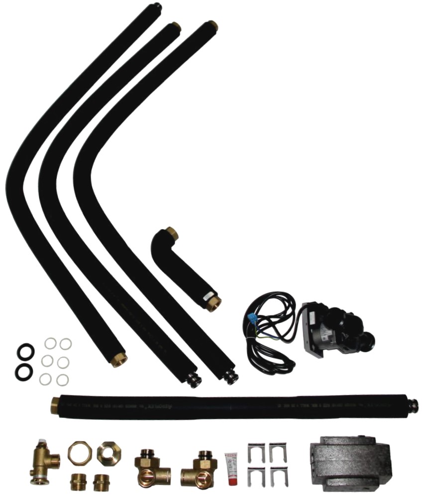 Anschluss-Set COB-2/TGB-2 wandstehend für Speicher