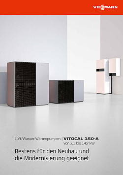 Prospekt Viessmann Vitocal 150-A Wärmepumpen