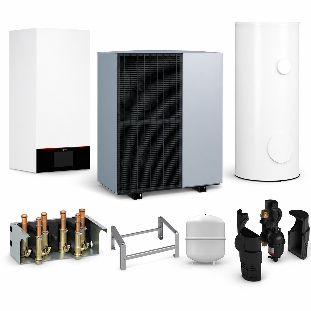 Paket Vitocal 150-A A10 400V AF mit Vitocell 100-V CVWC 250 Liter