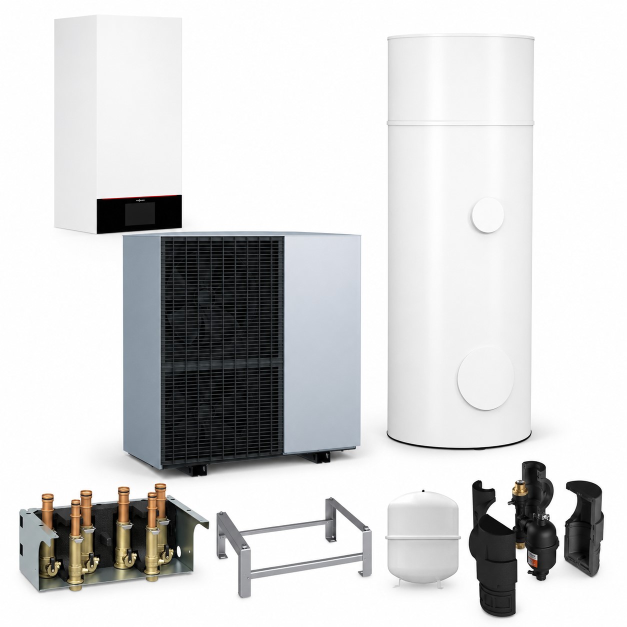 Paket Vitocal 150-A Modular A10 230V AF mit Vitocell 100-VE 250/75