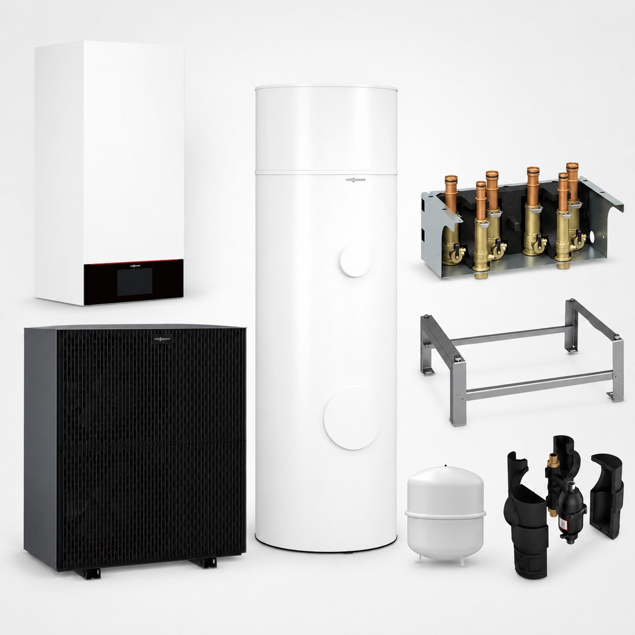 Paket Vitocal 250-A Modular A10 230V AF mit Vitocell 100-VE 250/75