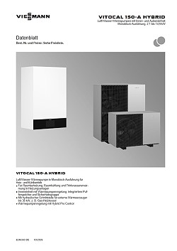Datenblatt Vitocal 150-A