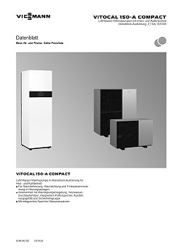 Datenblatt Vitocal 150-A Compact