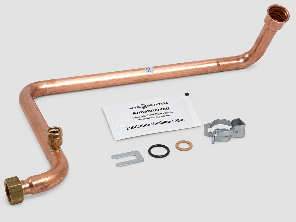 7822926 Viessmann Anschlussrohr Warmwasser 333/333-F