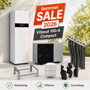 Viessmann Paketangebot Vitocal 150-A Compact Monoblock Wärmepumpe