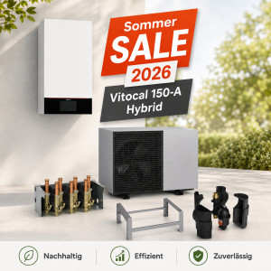 Viessmann Paketangebot Vitocal 150-A Hybrid