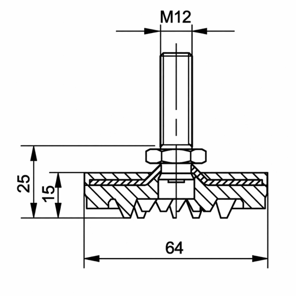 7306246 Viessmann schallabsorbierende Stellfüße