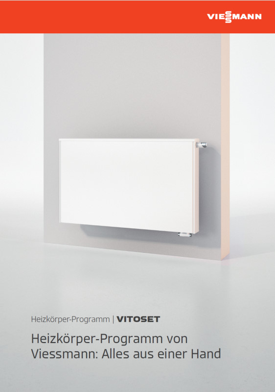 Viessmann Vitoset Heizkörper-Programm